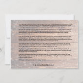 クリスマスの願いと新年のキス シーズンカード (裏面)