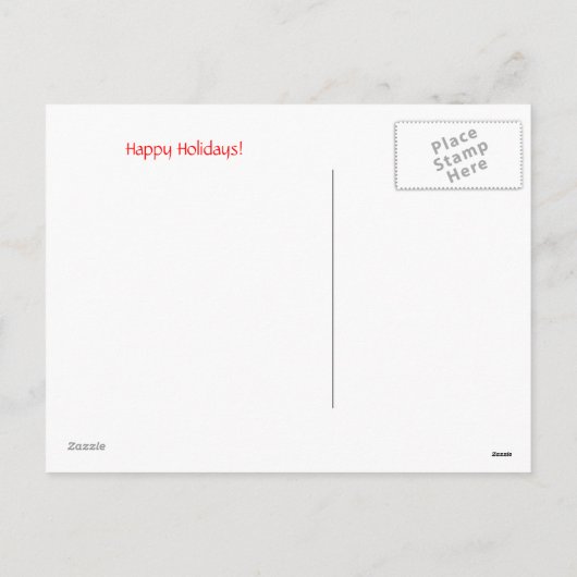 クリスマスの願いの郵便はがき シーズンポストカード (裏面)