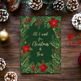 クリスマスの願いはあなただけ Holiday Card シーズンカード
