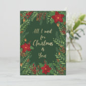 クリスマスの願いはあなただけ Holiday Card シーズンカード (スタンド正面)