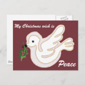 クリスマスの願いは平和 シーズンポストカード (正面/裏面)