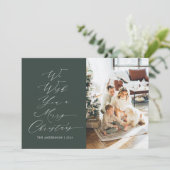 クリスマスの願いを込めた写真 シーズンカード (スタンド正面)