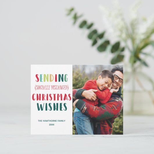 クリスマスの願いを送るカスタムこと シーズンポストカード (スタンド正面)