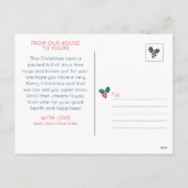 クリスマスの願いを送るカスタムこと シーズンポストカード (裏面)