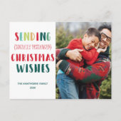 クリスマスの願いを送るカスタムこと シーズンポストカード (正面)