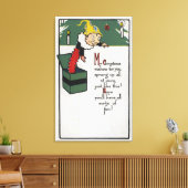 クリスマスの願いを送るジャック・イン・ザ・ボックス キャンバスプリント (インサイチュ (リビング))