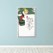 クリスマスの願いを送るジャック・イン・ザ・ボックス キャンバスプリント (インサイチュ (ウッドフロア))