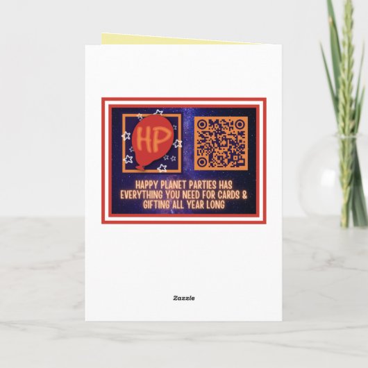 クリスマスの願いを遠くから カード (裏面)