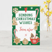 クリスマスの願いを遠くから カード (黄色い花)