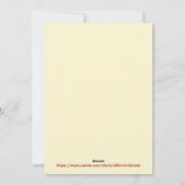 クリスマスの願いカスタム写真 シーズンカード (裏面)