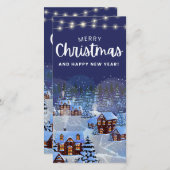 クリスマスの願いカード (正面/裏面)