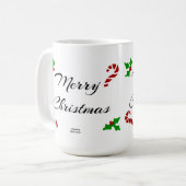 クリスマスの願いコーヒーマグ コーヒーマグカップ (正面左)