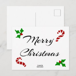 クリスマスの願いポストカード シーズンポストカード