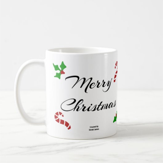 クリスマスの願いマグカップ コーヒーマグカップ (左)