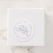 クリスマスの願いヤドリギの葉スケッチカスタム フェイバータグ (箱)