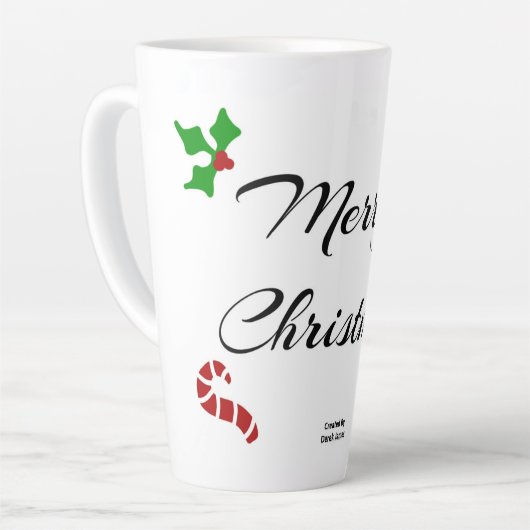 クリスマスの願い事 ラージラテマグ カフェラテマグ (左アングル)
