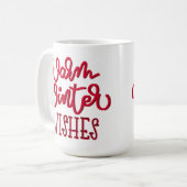 クリスマスの願い贈り物 コーヒーマグカップ (正面左)