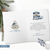 クリスマスの願い、かわいいウェスティパピークリスマスおもしろい カード