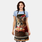 クリスマスの願い エプロン (着用した状態)