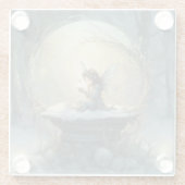 クリスマスの願い ガラスコースター (裏面)