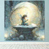 クリスマスの願い キャンバスプリント (インサイチュ (ウッドフロア))