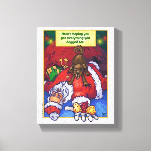 クリスマスの願い キャンバスプリント (正面)