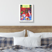 クリスマスの願い キャンバスプリント (インサイチュ (寝室))