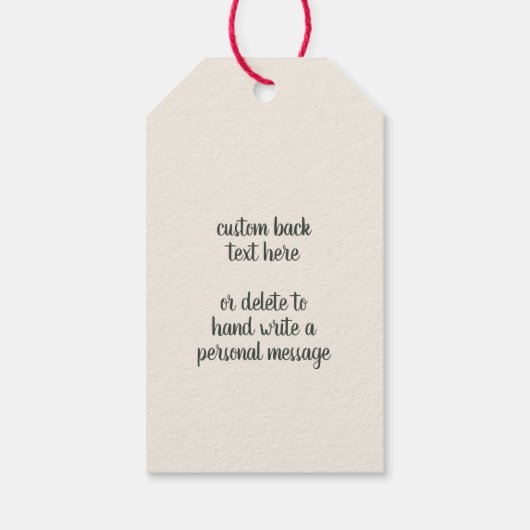 クリスマスの願い ギフトタグ (裏面)