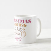 クリスマスの願い - クリスマス コーヒーマグカップ (正面右)