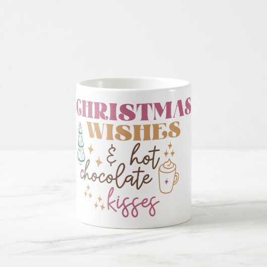 クリスマスの願い - クリスマス コーヒーマグカップ (中央)
