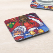 クリスマスの願い コースター (左側)