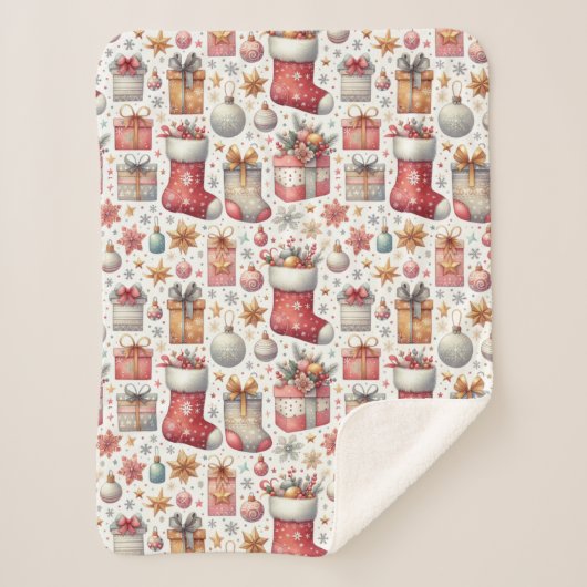 クリスマスの願い シェルパブランケット (正面)