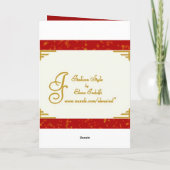 クリスマスの願い シーズンカード (裏面)