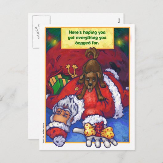 クリスマスの願い シーズンポストカード (正面/裏面)