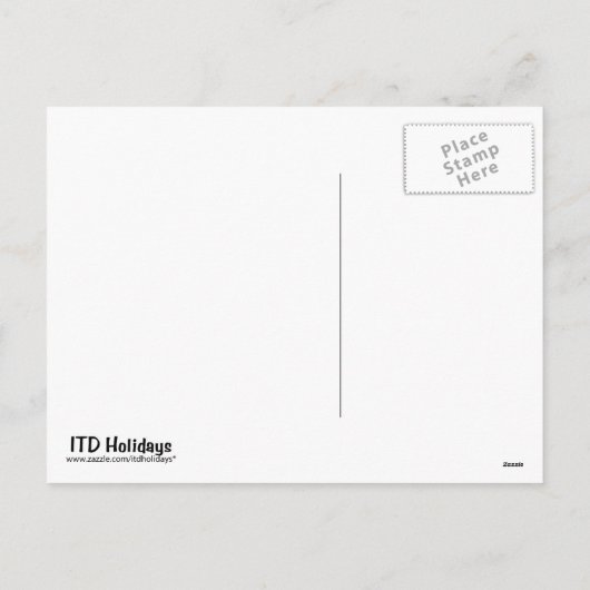 クリスマスの願い シーズンポストカード (裏面)