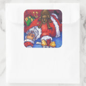 クリスマスの願い スクエアシール (バッグ)