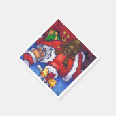 クリスマスの願い スタンダードカクテルナプキン (角)