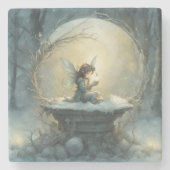 クリスマスの願い ストーンコースター (正面)