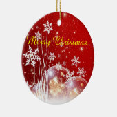 クリスマスの願い セラミックオーナメント (右)