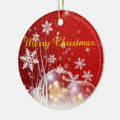 クリスマスの願い セラミックオーナメント (左)