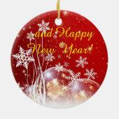 クリスマスの願い セラミックオーナメント (裏面)