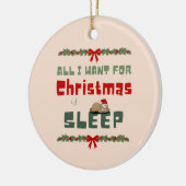 クリスマスの願い セラミックオーナメント (左)