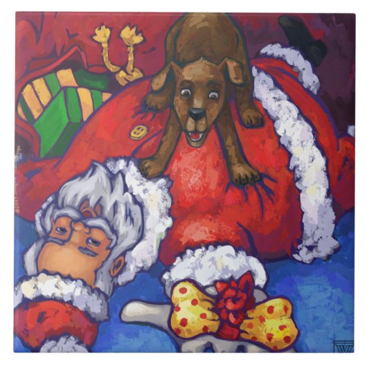 クリスマスの願い タイル (正面)