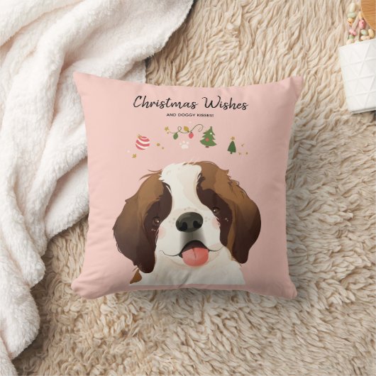 クリスマスの願い&ドギーキステールワグ クッション (ブランケット)