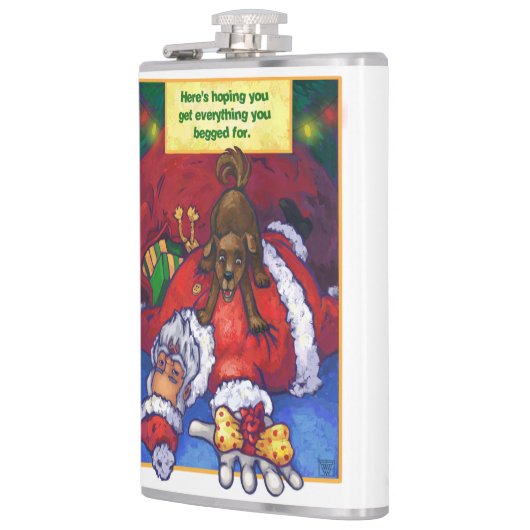 クリスマスの願い フラスク (左)