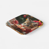 クリスマスの願い ペーパープレート (傾斜あり)