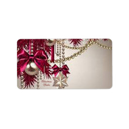 クリスマスの願い ホリデー アドレス ラベル