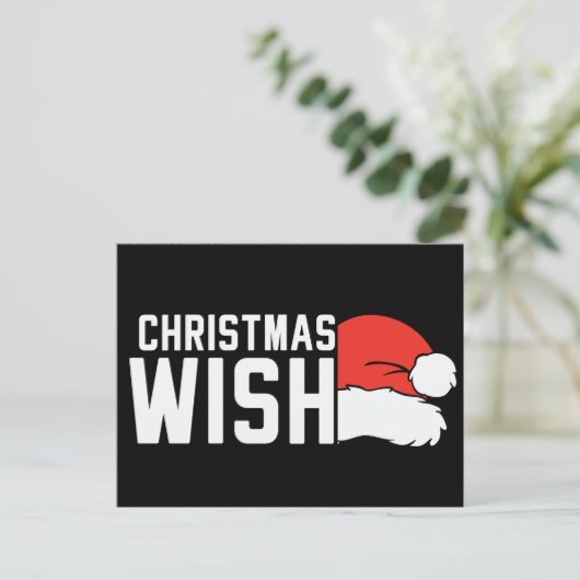 クリスマスの願い ポストカード (スタンド正面)