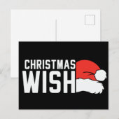 クリスマスの願い ポストカード (正面/裏面)