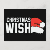 クリスマスの願い ポストカード (正面)